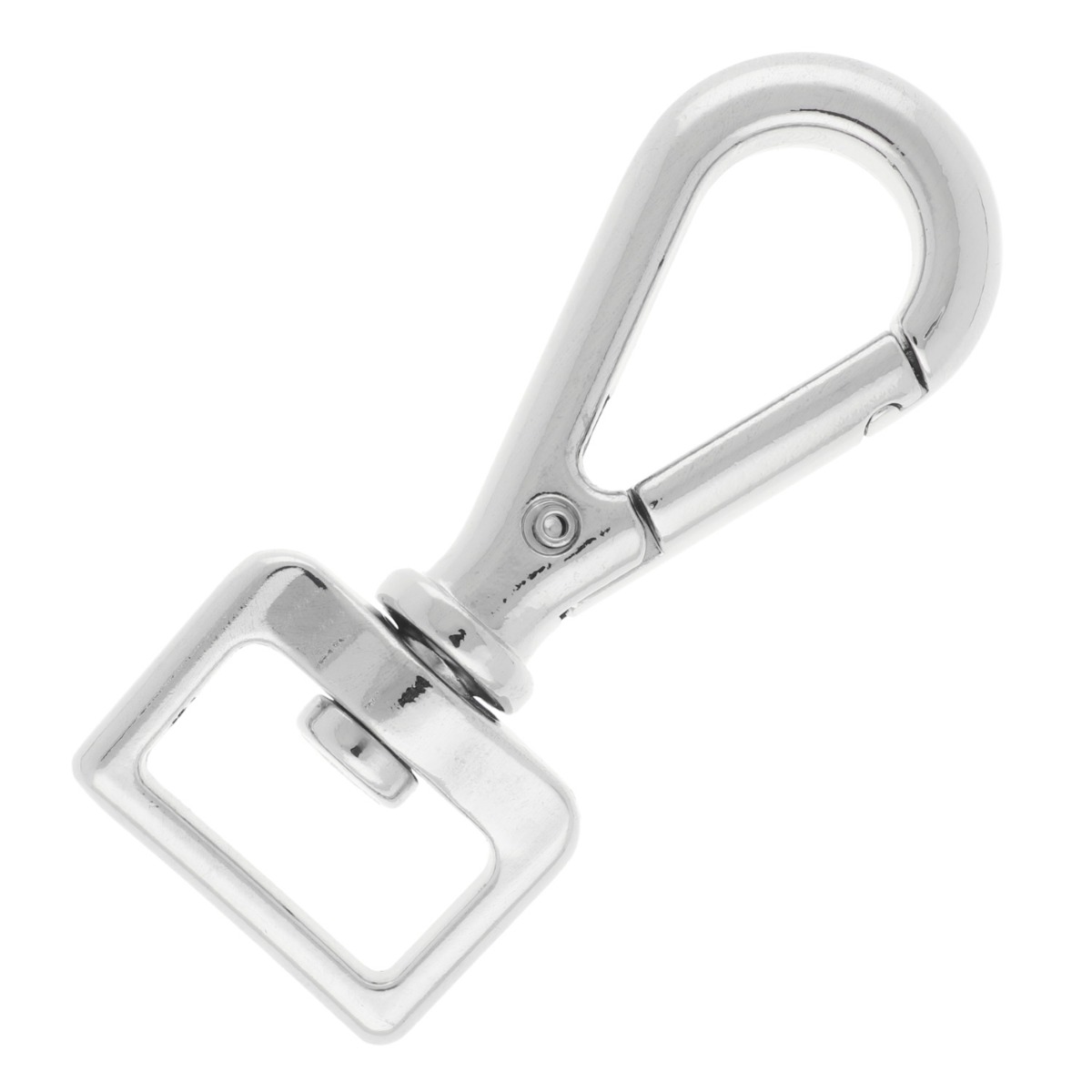 Nickel Plated 52 mm - ⧄ 16 mm Snap Hook - 20 Pieces