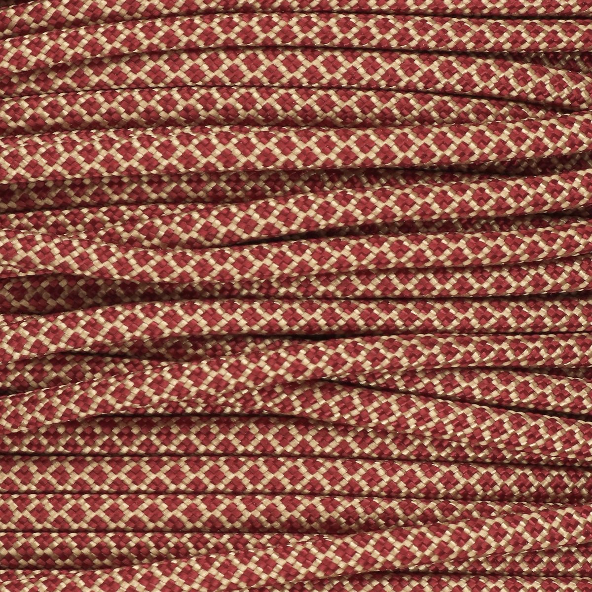 Gold & Burgundy Diamonds Paracord 550 Type III