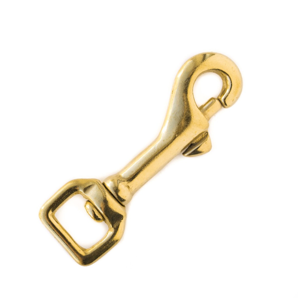 Brass 72 mm - ⧄ 15 mm Snap Hook - 20 Pieces