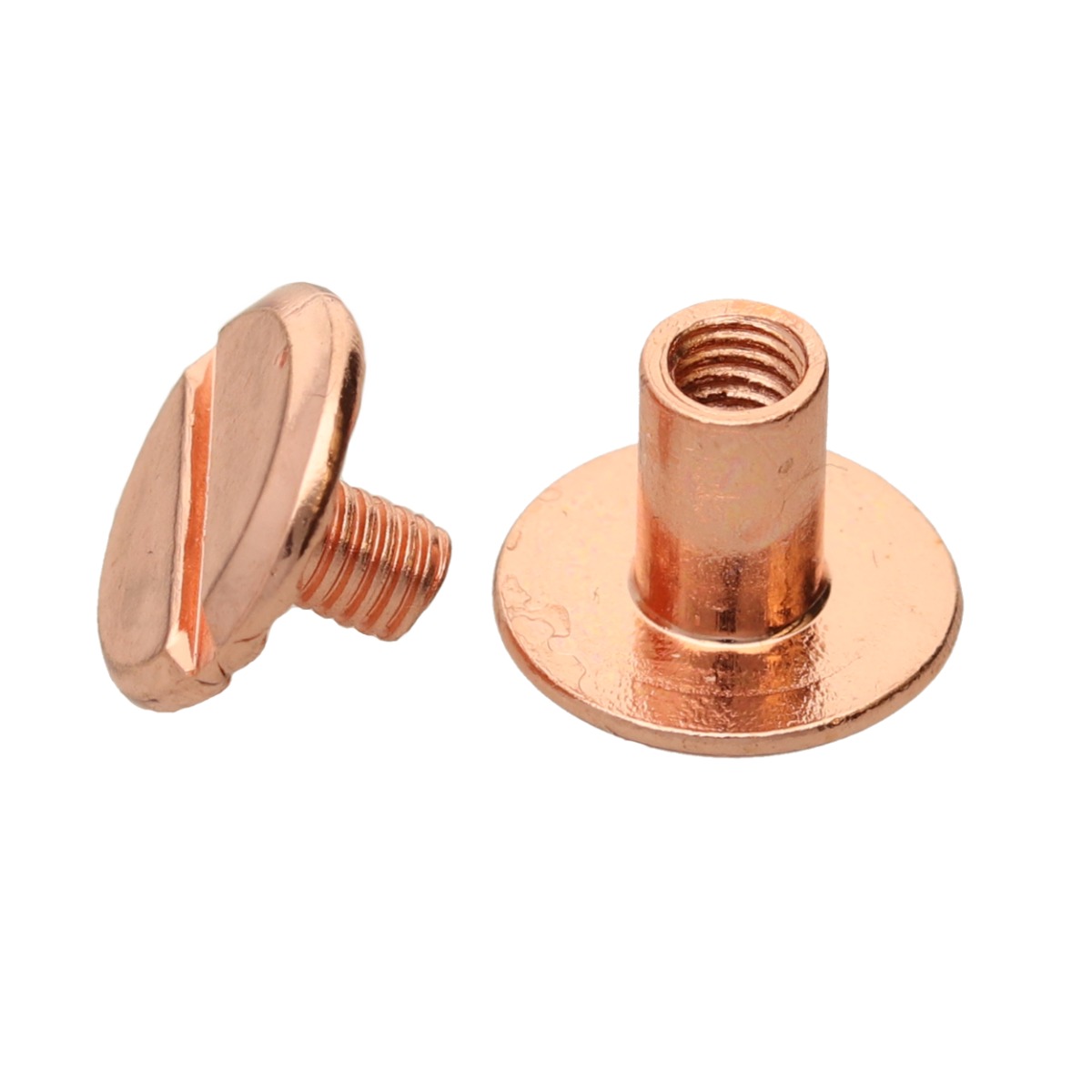 Chicago Screw Rose Gold 8 x 4 mm